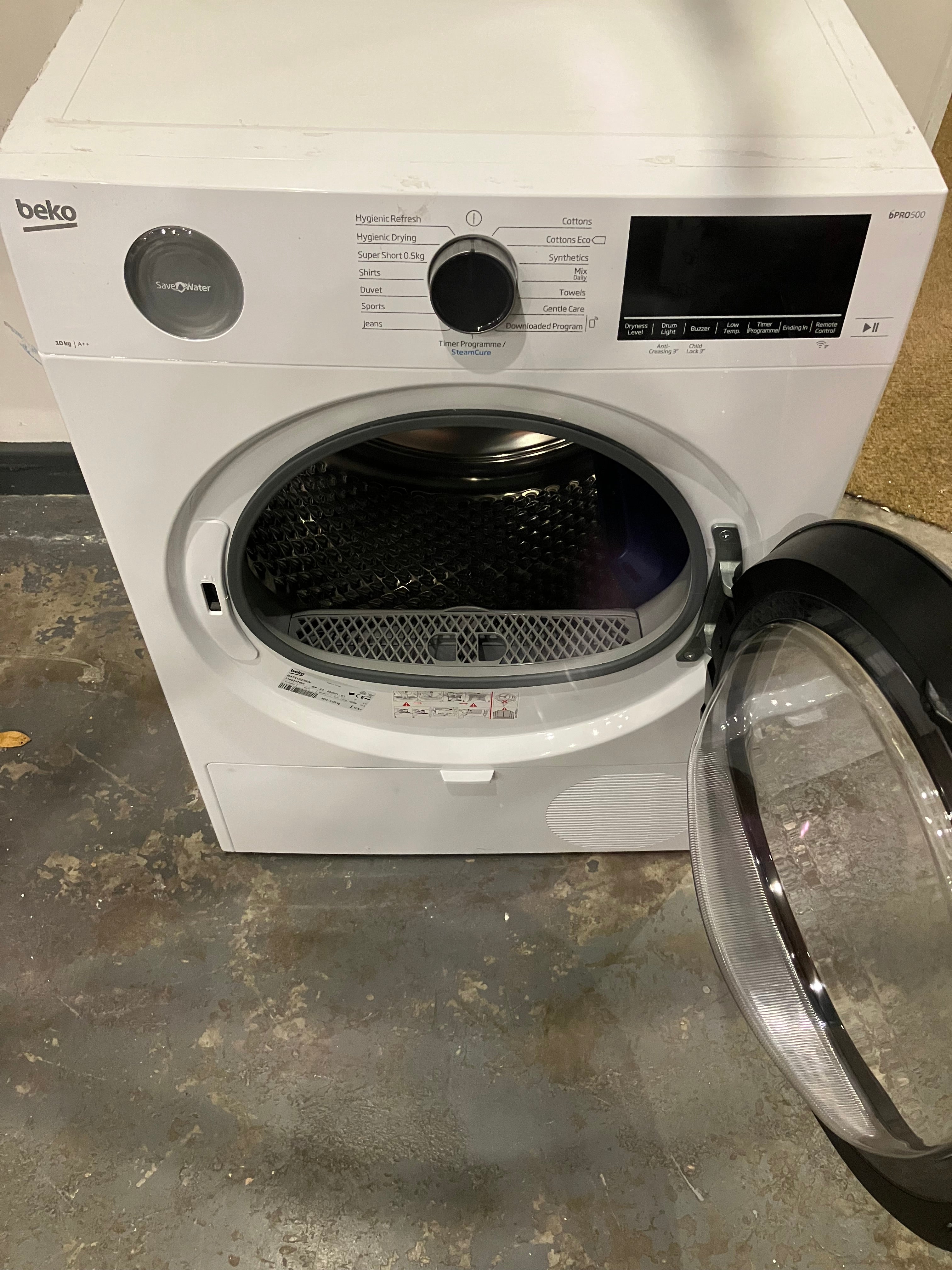 B5T41023SW Beko 10kg Heatpump tumble dryer