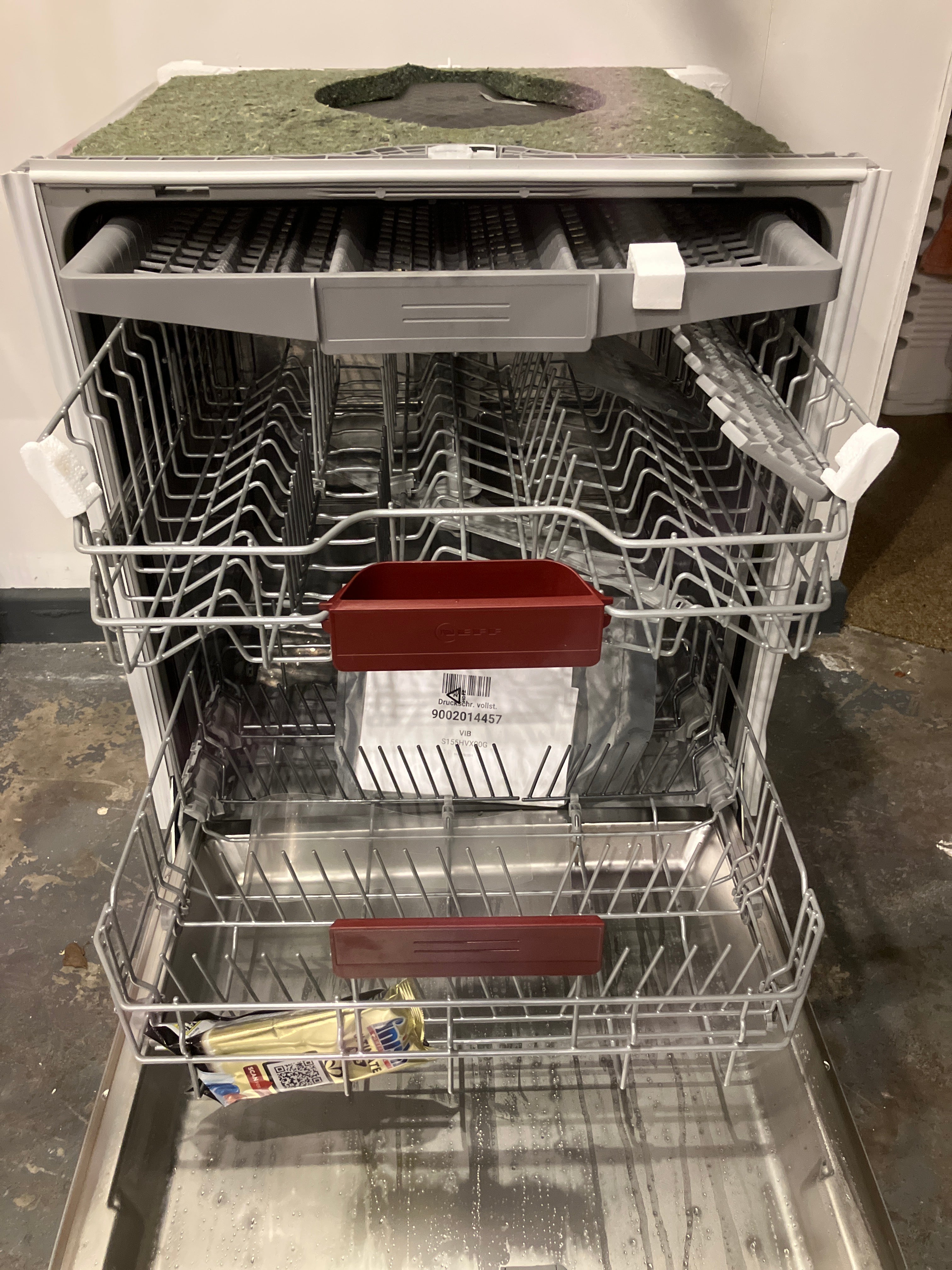 Neff integrated dishwasher S155HVX00G