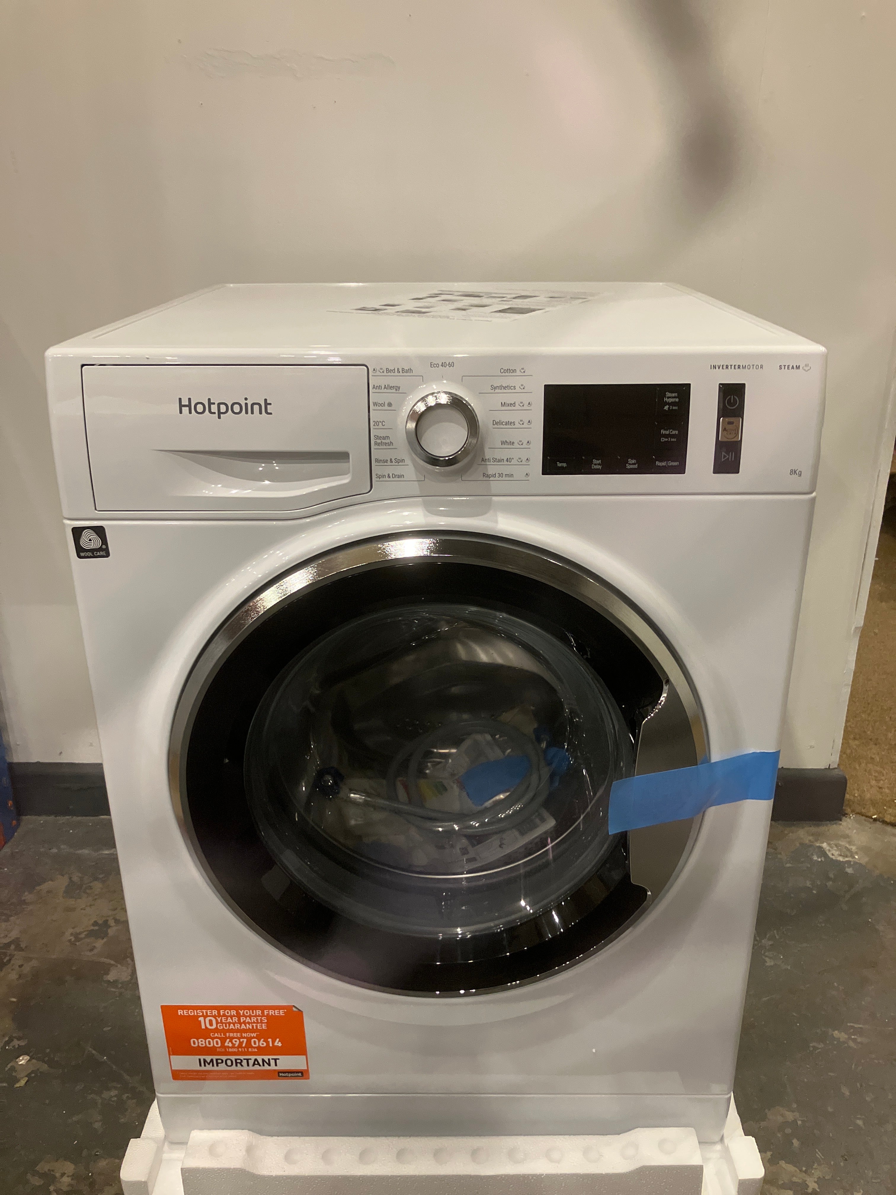 Hotpoint Washing Machine 8kg NM11 846 WC A UK N