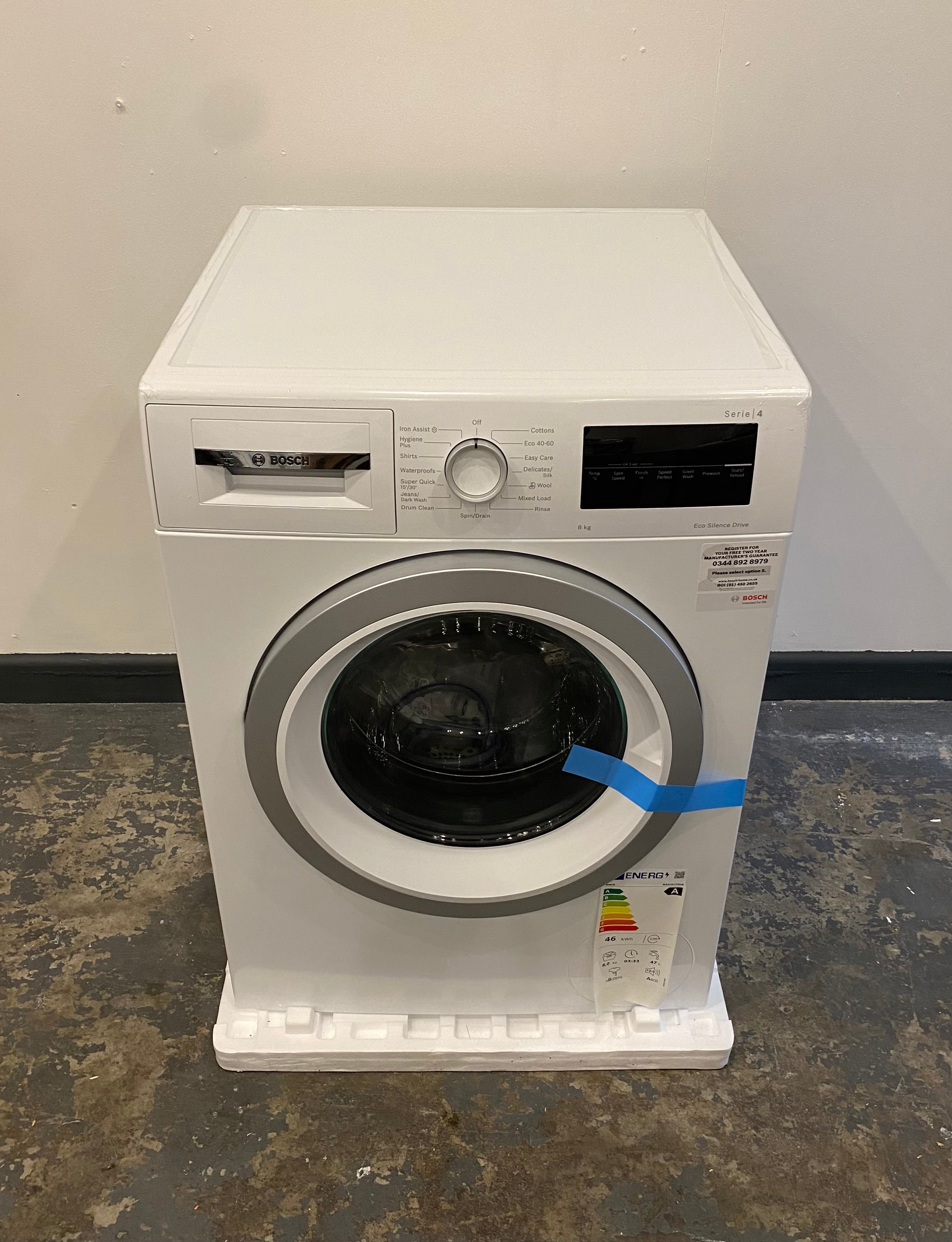 BOSCH Series 4 WAN28258GB 1400 Spin 8kg Washing Machine - White