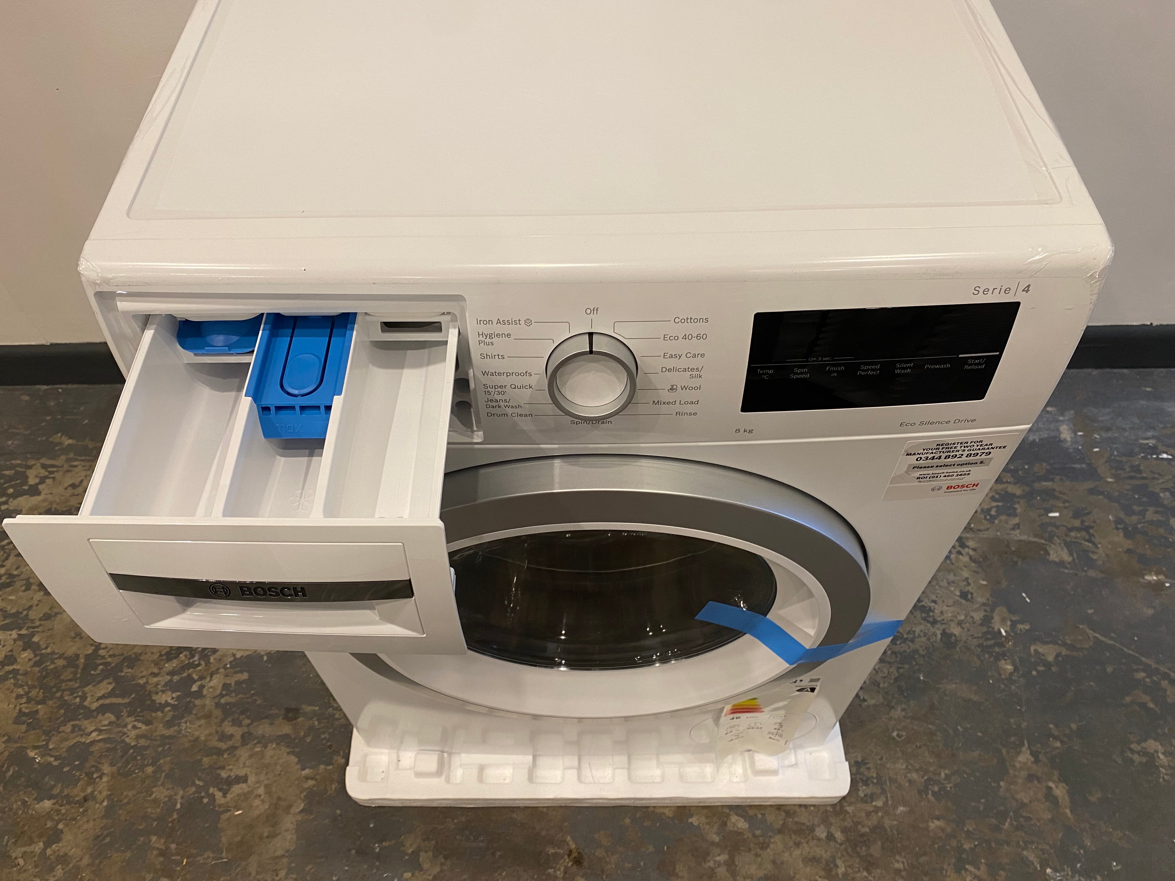 BOSCH Series 4 WAN28258GB 1400 Spin 8kg Washing Machine - White