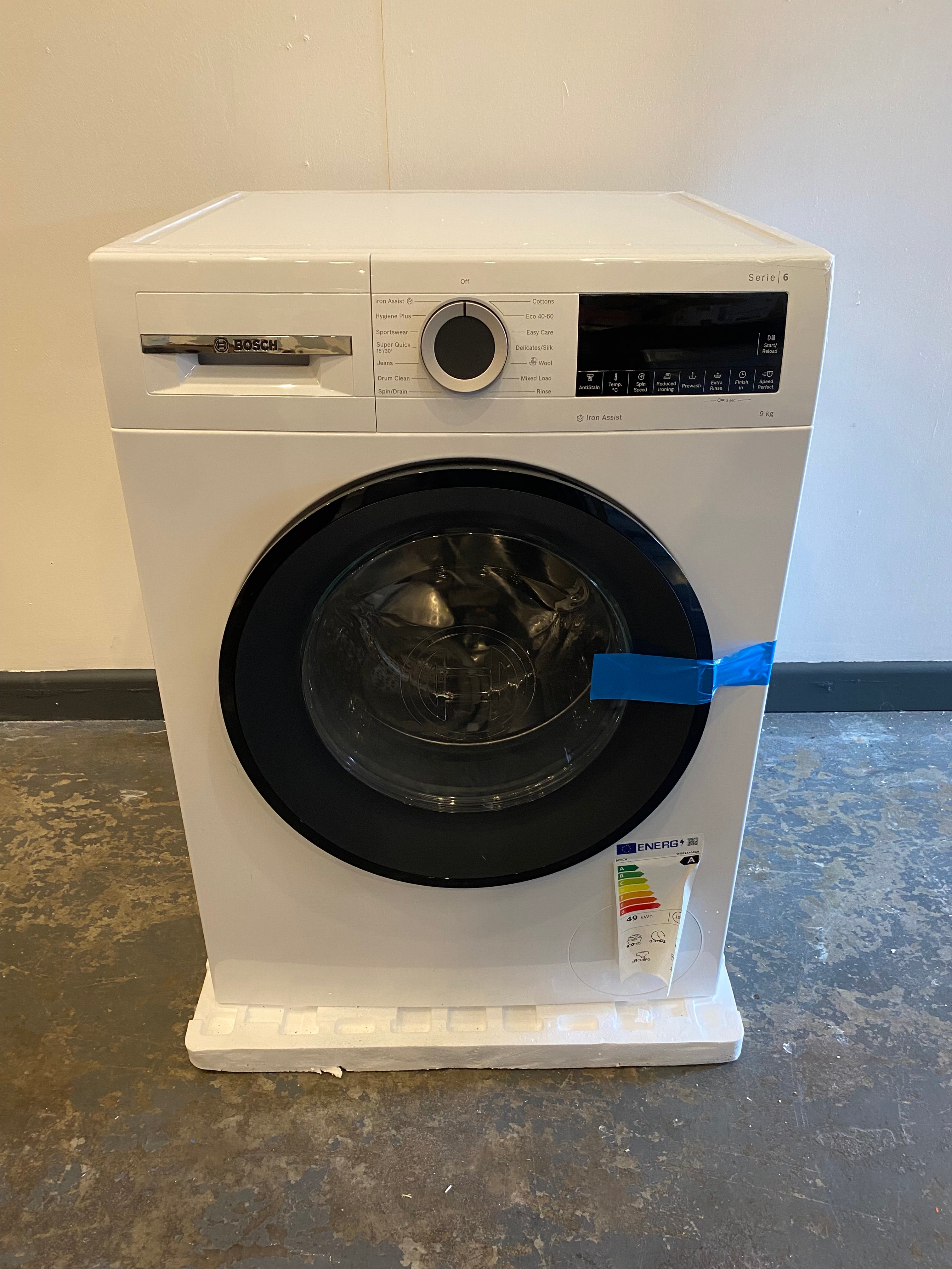 BOSCH Series 6 WGG24400GB 1400 Spin 9kg Washing Machine - White